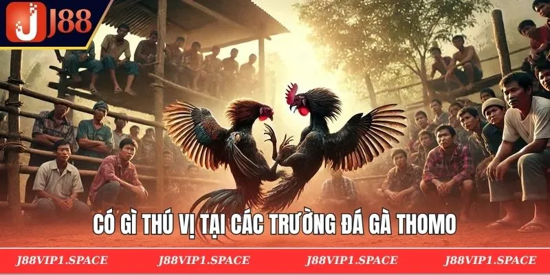 Có gì thú vị tại các trường đá gà Thomo
