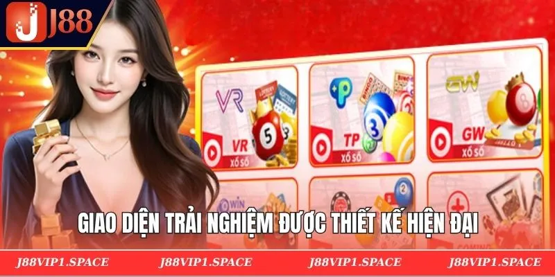 Giao diện trải nghiệm được thiết kế hiện đại