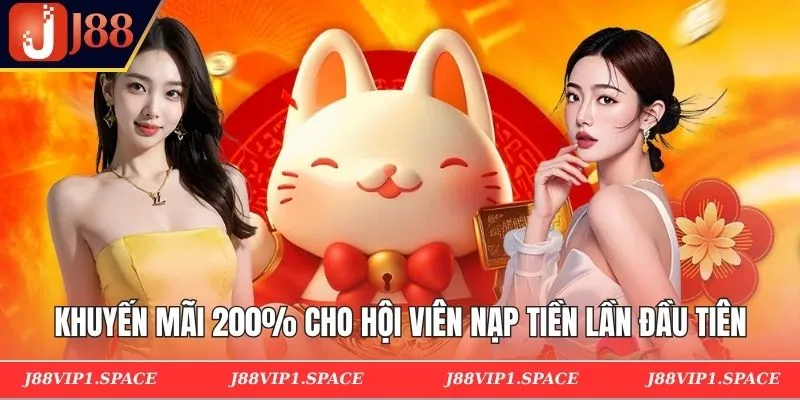 Khuyến mãi 200% cho hội viên nạp tiền lần đầu tiên